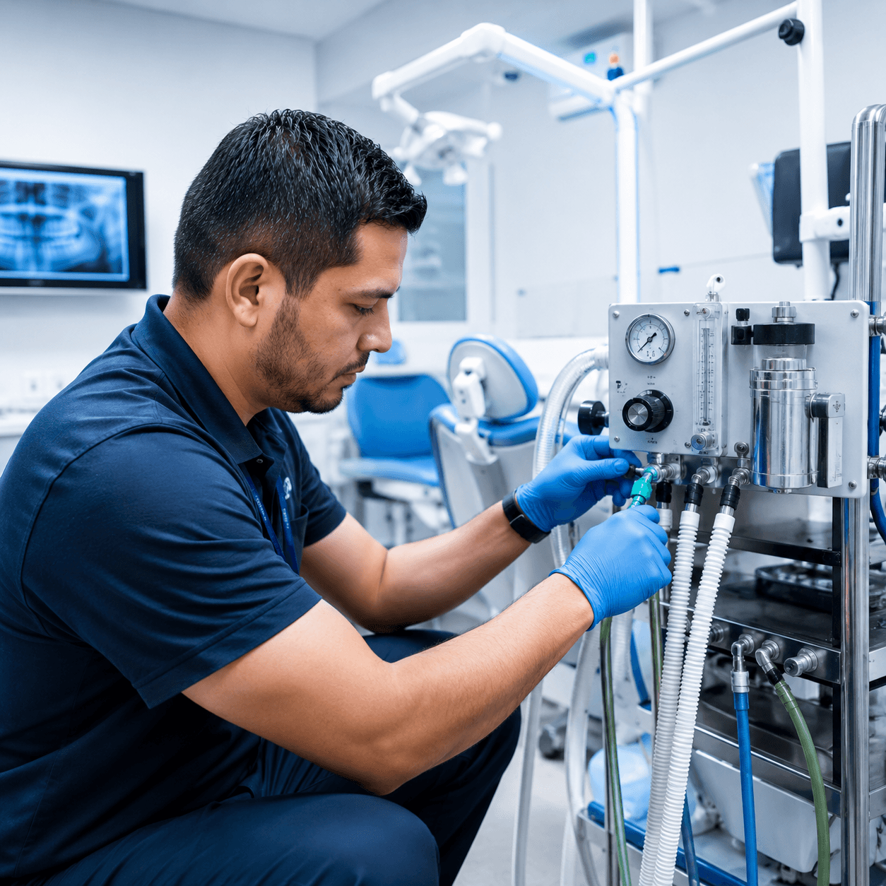 Mantenimiento Preventivo Equipo de anestesia de Oxido Nitroso - Clinica Dental Armonia